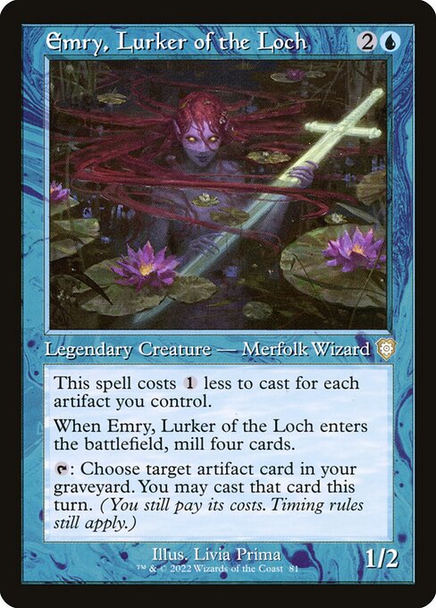 Emry, Lurker of the Loch BRC-81 Rare Near Mint Englisch