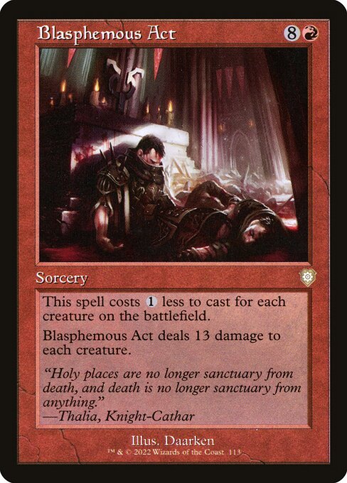 Blasphemous Act BRC-113 Rare Near Mint Englisch
