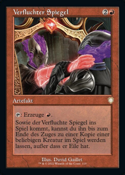 Verfluchter Spiegel BRC-115 Rare Near Mint Deutsch