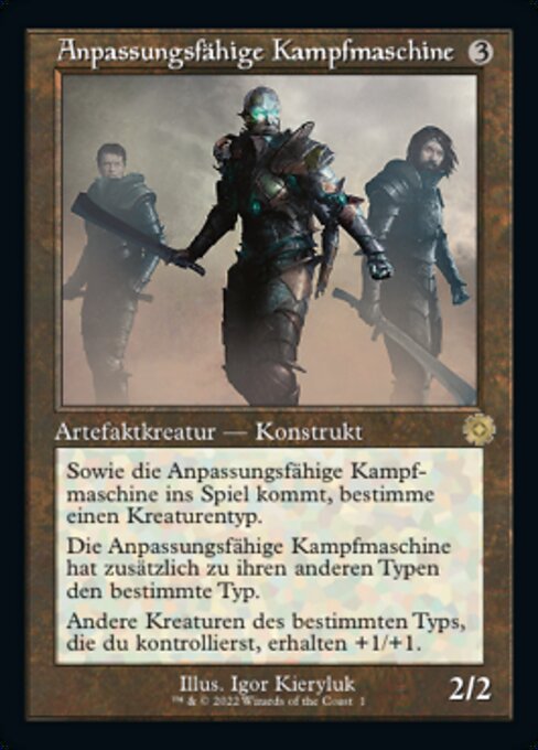 Anpassungsfähige Kampfmaschine (V.1) BRR-1 Rare Excellent Deutsch
