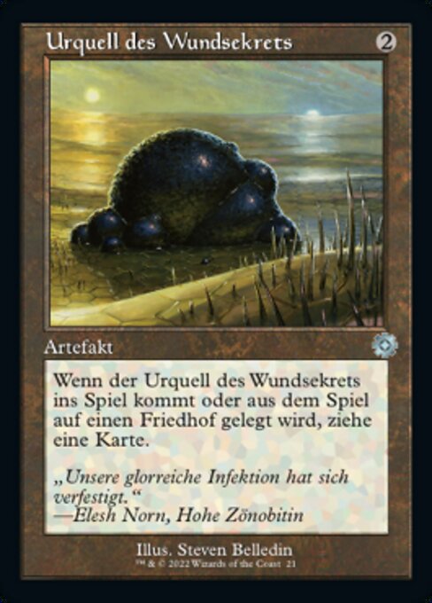 Urquell des Wundsekrets (V.1) BRR-21 Uncommon Near Mint Deutsch