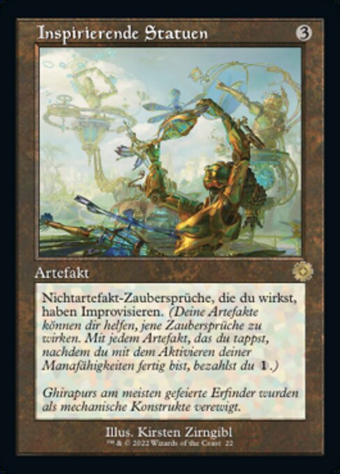 Inspirierende Statuen (V.1) BRR-22 Rare Excellent Deutsch