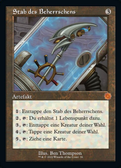 Stab des Beherrschens (V.1) BRR-56 Mythic Near Mint Deutsch