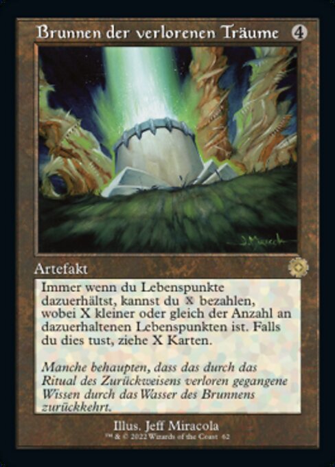 Brunnen der verlorenen Träume (V.1) BRR-62 Rare Excellent Deutsch