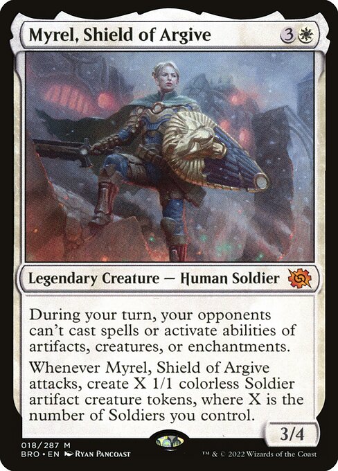 Myrel, Shield of Argive BRO-18 Mythic Near Mint Englisch