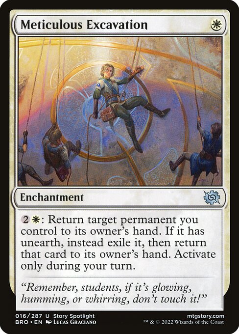 Meticulous Excavation BRO-16 Uncommon Near Mint Englisch Foil
