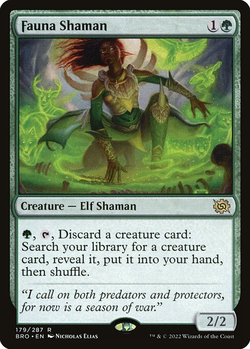 Fauna Shaman BRO-179 Rare Played Englisch