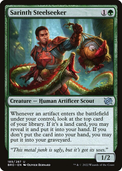 Sarinth Steelseeker BRO-189 Uncommon Excellent Englisch Foil