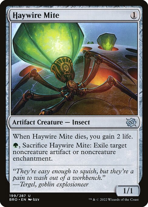 Haywire Mite BRO-199 Uncommon Excellent Englisch Foil