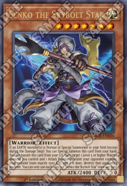 Senko der Himmelsblitzstern BLCR-036 Ultra Rare Near Mint Deutsch 1. Auflage