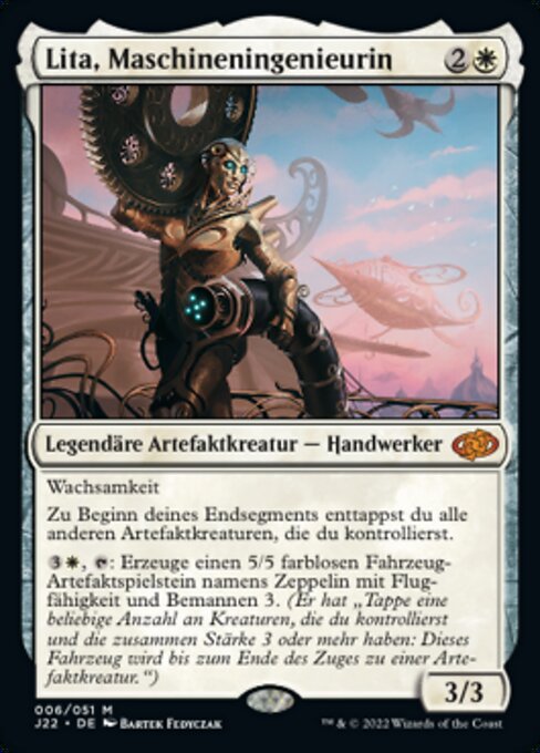 Lita, Maschineningenieurin J22-6 Mythic Excellent Deutsch