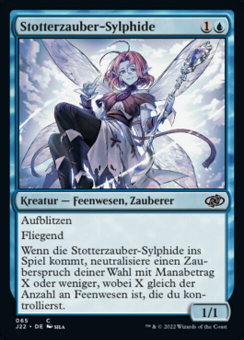 Stotterzauber-Sylphide J22-65 Common Near Mint Deutsch