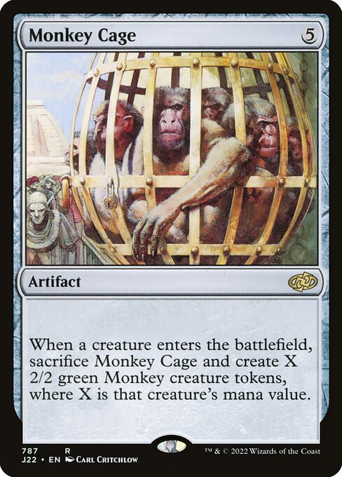 Monkey Cage J22-787 Rare Near Mint Englisch