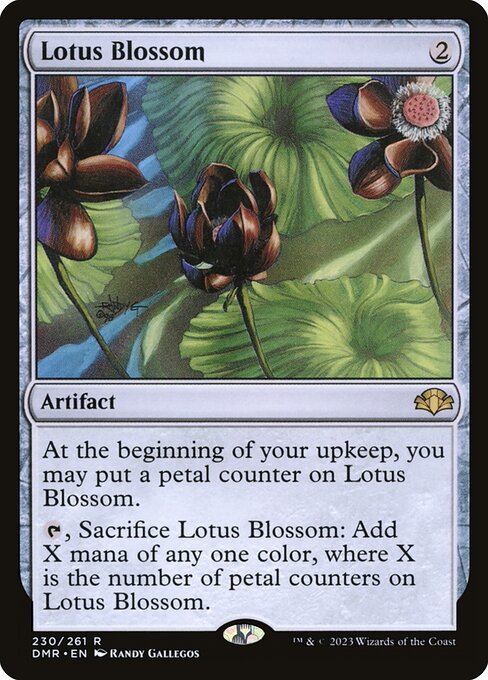 Lotusknospe DMR-230 Rare Excellent Englisch