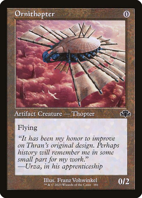 Ornithopter XDMR-386 Common Excellent Englisch