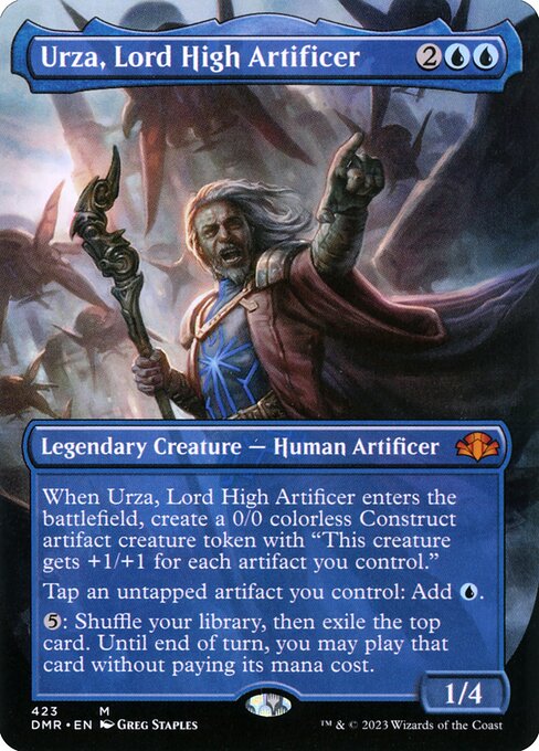 Urza, Erster Fürst der Handwerker (V.2) XDMR-423 Mythic Excellent Englisch