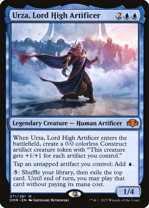 Urza, Lord High Artificer DMR-71 Mythic Near Mint Englisch