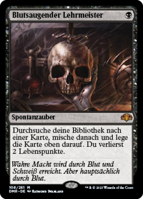 Blutsaugender Lehrmeister DMR-108 Mythic Near Mint Deutsch
