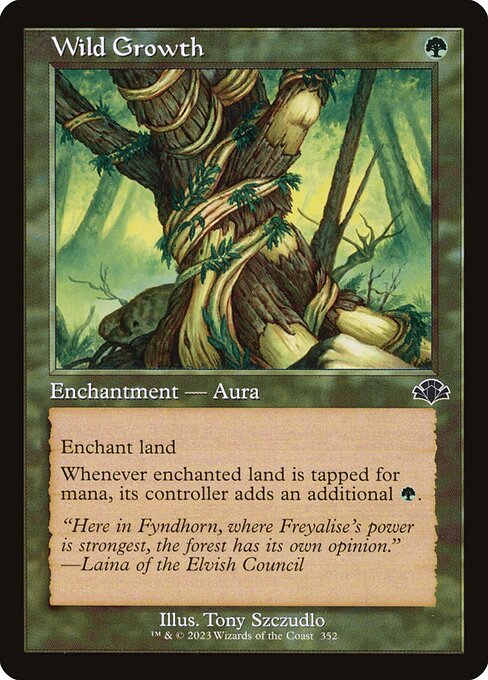 Wild Growth XDMR-352 Common Excellent Englisch Foil