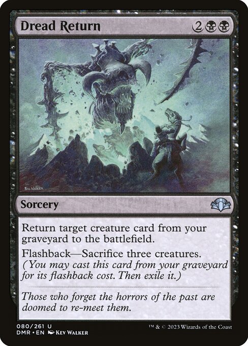 Dread Return DMR-80 Uncommon Excellent Englisch Foil