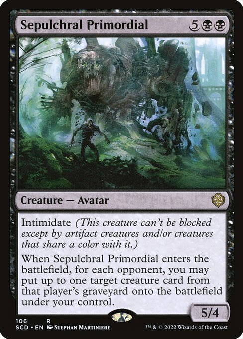 Sepulchral Primordial SCD-106 Rare Near Mint Englisch