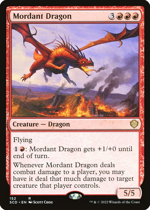 Mordant Dragon SCD-152 Rare Near Mint Englisch