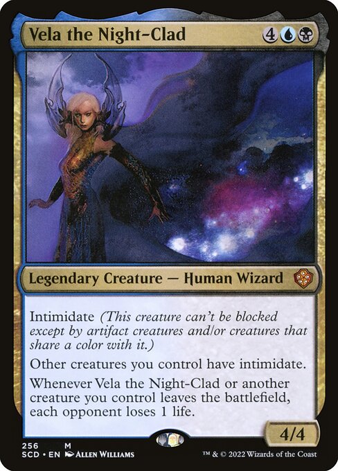 Vela die Nachtumhüllte SCD-256 Mythic Near Mint Englisch