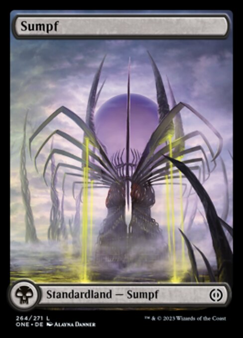 Sumpf (V.1) ONE-264 Land Near Mint Deutsch Foil