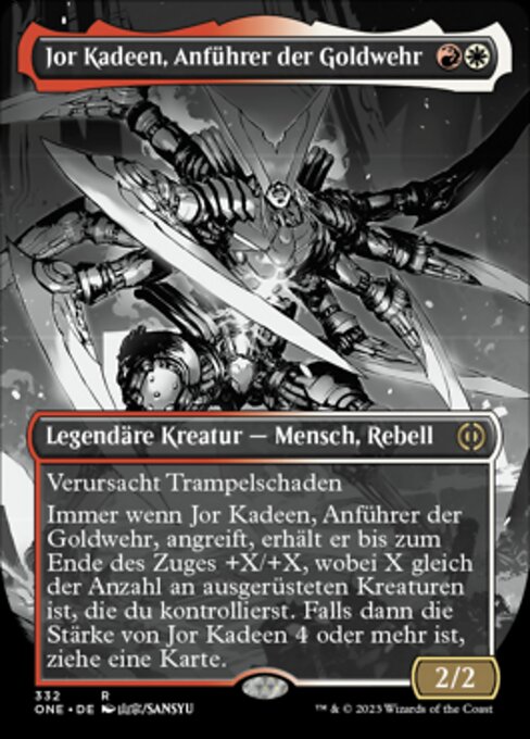 Jor Kadeen, Anführer der Goldwehr (V.1) XONE-332 Rare Near Mint Deutsch