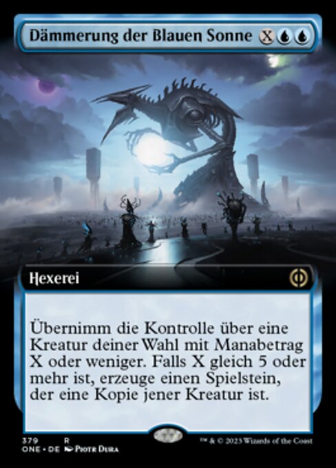 Dämmerung der Blauen Sonne XONE-379 Rare Near Mint Deutsch Foil