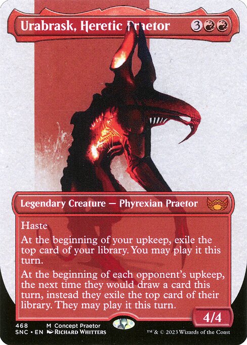 Urabrask, ketzerischer Prätor XONE-468 Mythic Near Mint Deutsch Foil