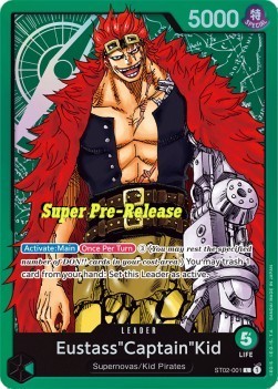 Eustass"Captain"Kid (ST02-001) (V.2) ST-02 Leader Near Mint Englisch