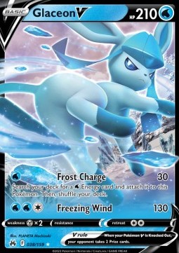 Glaceon V CRZ-038 Ultra Rare Near Mint Englisch