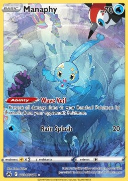 Manaphy CRZ-GG06 Holo Rare Near Mint Englisch