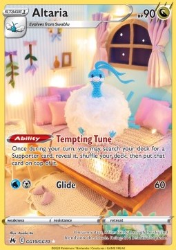 Altaria CRZ-GG19 Holo Rare Excellent Englisch