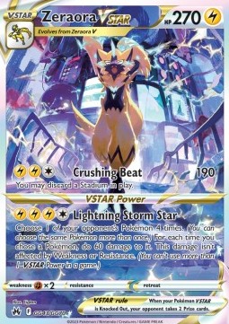 Zeraora VSTAR CRZ-GG43 Ultra Rare Good Deutsch