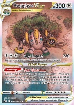 Regigigas VSTAR CRZ-GG55 Ultra Rare Excellent Deutsch