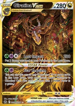 Giratina VSTAR CRZ-GG69 Secret Rare Near Mint Deutsch