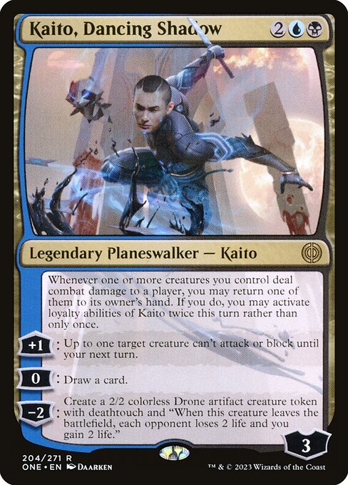 Kaito, Dancing Shadow ONE-204 Rare Near Mint Englisch