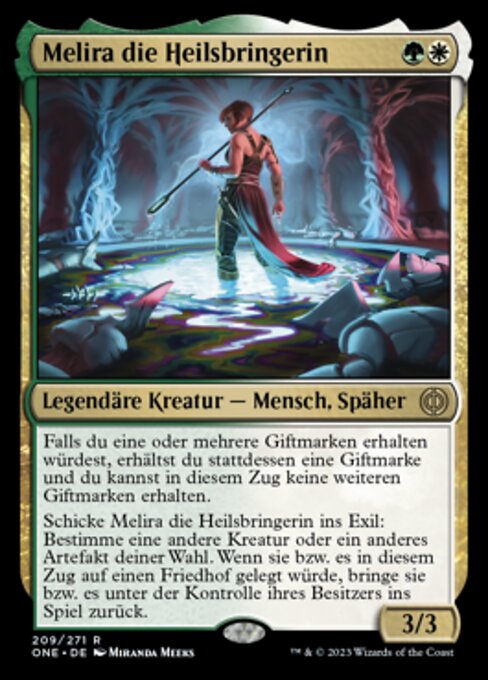 Melira die Heilsbringerin ONE-209 Rare Near Mint Deutsch Foil