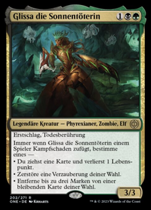Glissa die Sonnentöterin ONE-202 Rare Near Mint Deutsch