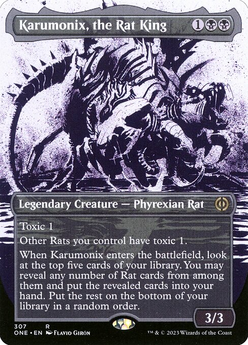 Karumonix, the Rat King (V.1) XONE-307 Rare Near Mint Englisch