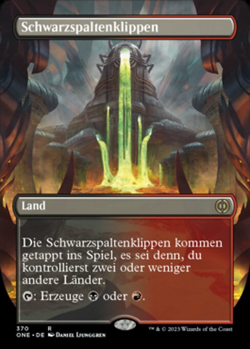 Schwarzspaltenklippen XONE-370 Rare Near Mint Deutsch