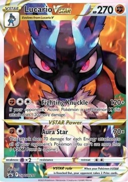 Lucario VSTAR SWSH-291 Promo Excellent Englisch