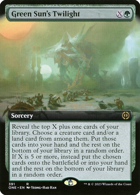 Green Sun's Twilight XONE-391 Rare Near Mint Englisch