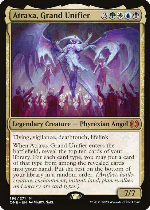 Atraxa, Grand Unifier ONE-196 Mythic Near Mint Englisch Foil