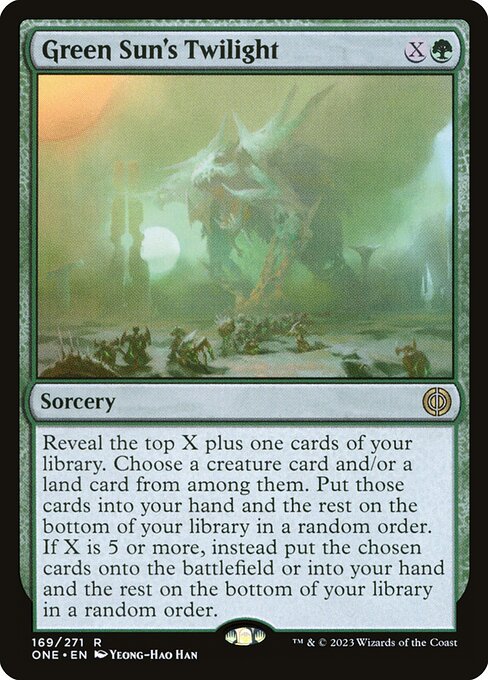 Green Sun's Twilight ONE-169 Rare Near Mint Englisch