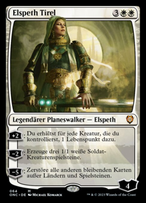 Elspeth Tirel ONC-64 Mythic Near Mint Deutsch