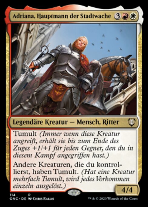 Adriana, Hauptmann der Stadtwache ONC-114 Rare Near Mint Deutsch