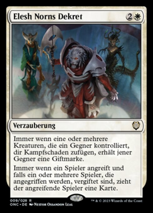 Norn's Decree ONC-9 Rare Near Mint Deutsch